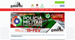 Desktop Screenshot of gabaritocursos.com.br